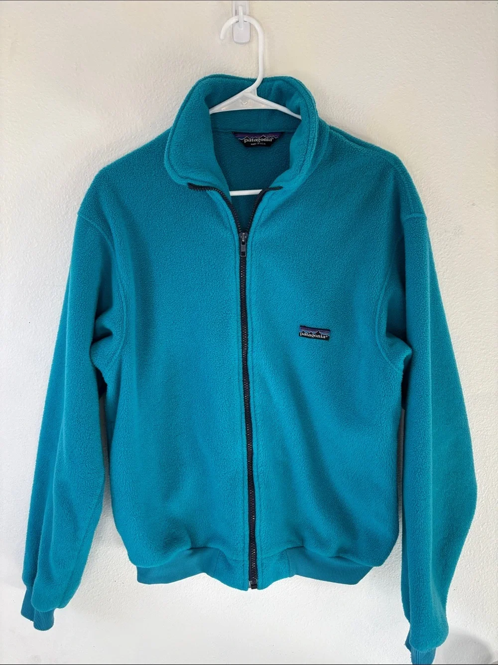 Patagonia Vintage Teal Zip-Up Fleece Jacket -421sku